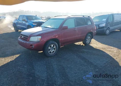 2006 Toyota Highlander V6 from USA, damaged, VIN JTEHP21A160183463